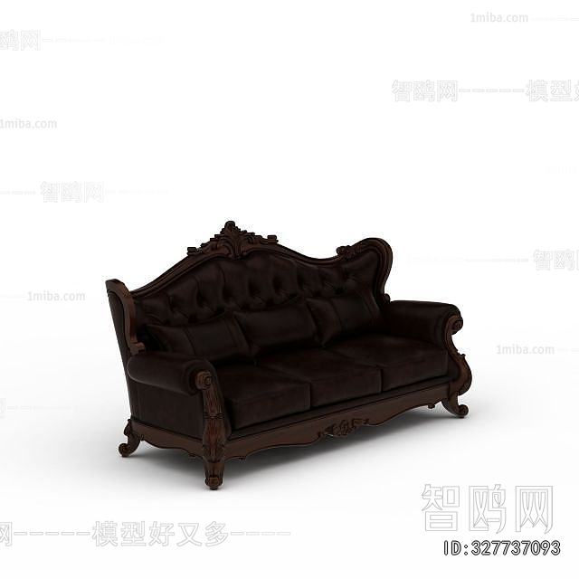European Style Three-seat Sofa