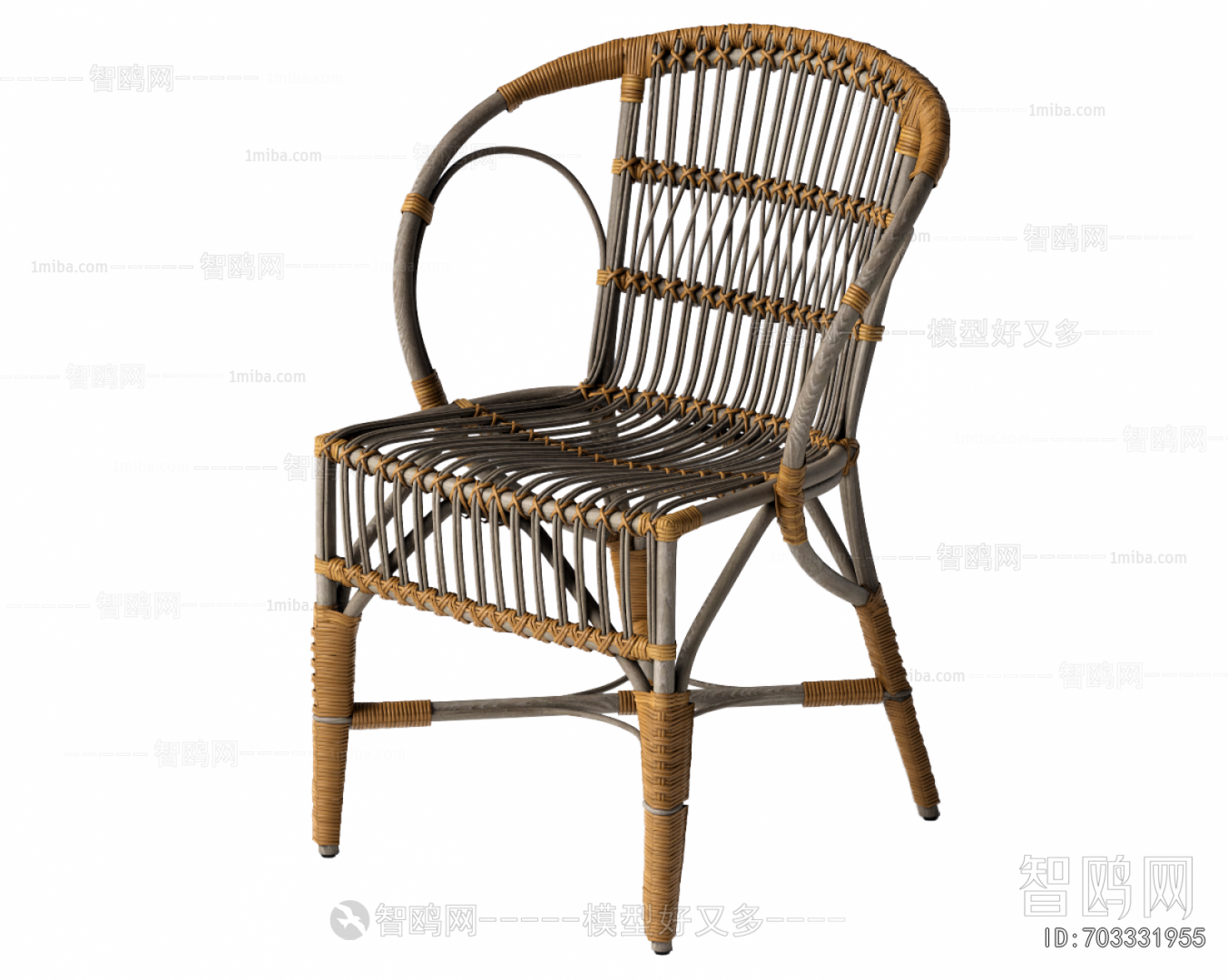 Wabi-sabi Style Lounge Chair