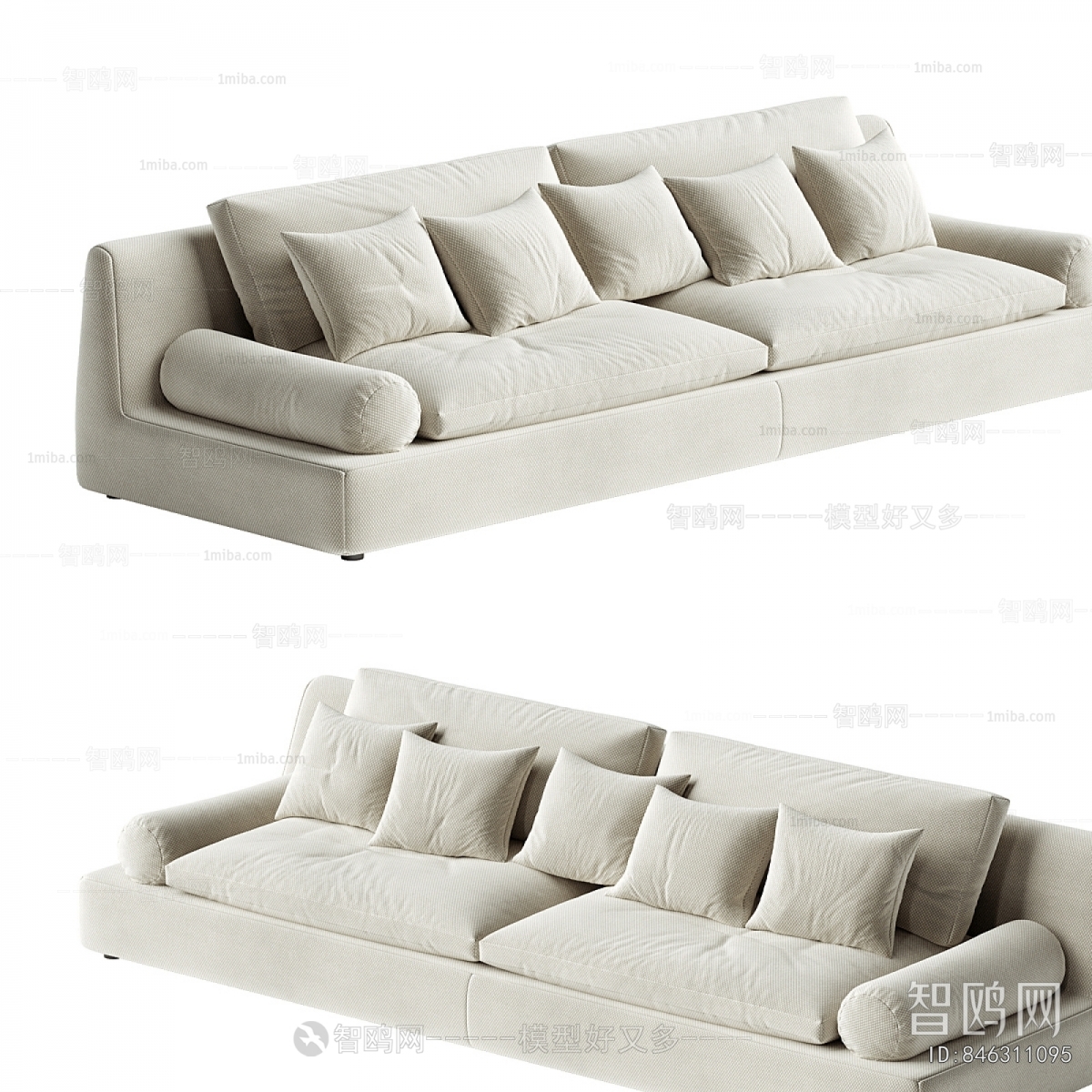 Modern Multi Person Sofa