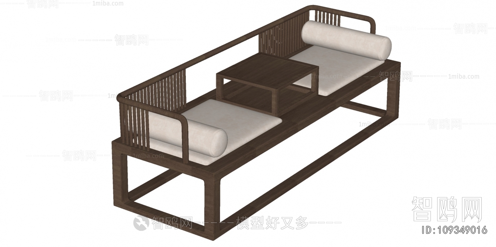 New Chinese Style Arhat Bed