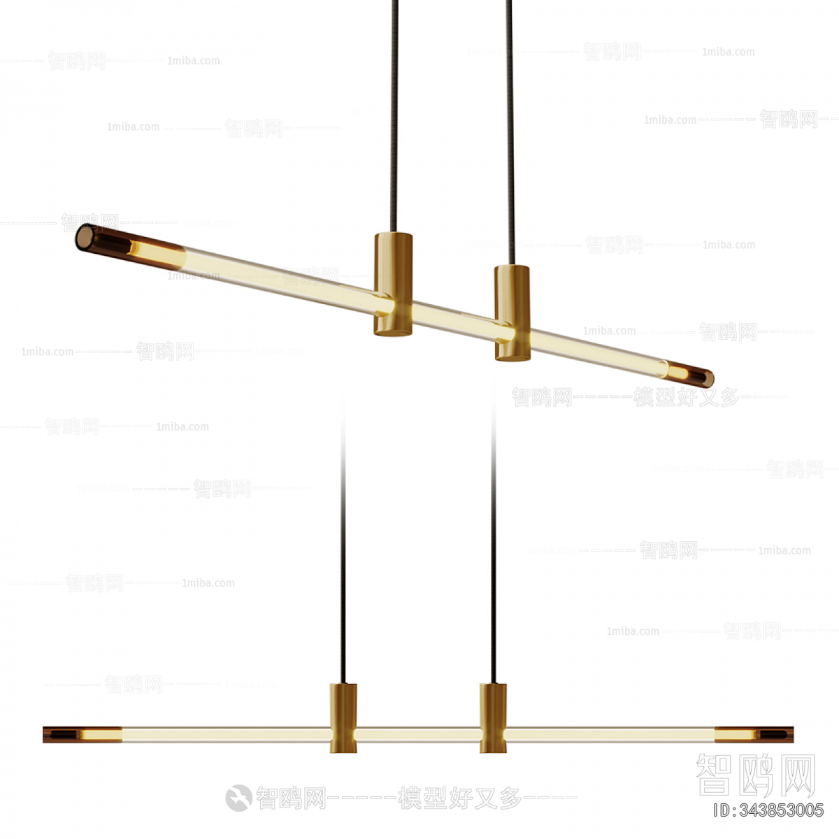 Modern Long Chandelier