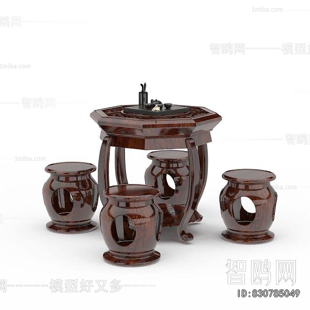 Chinese Style Dining Table And Chairs