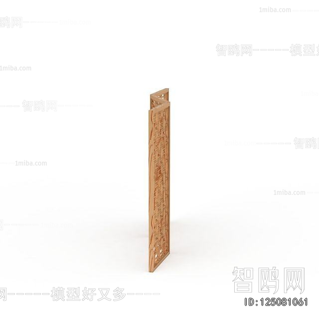 New Chinese Style Wooden Screen Partition