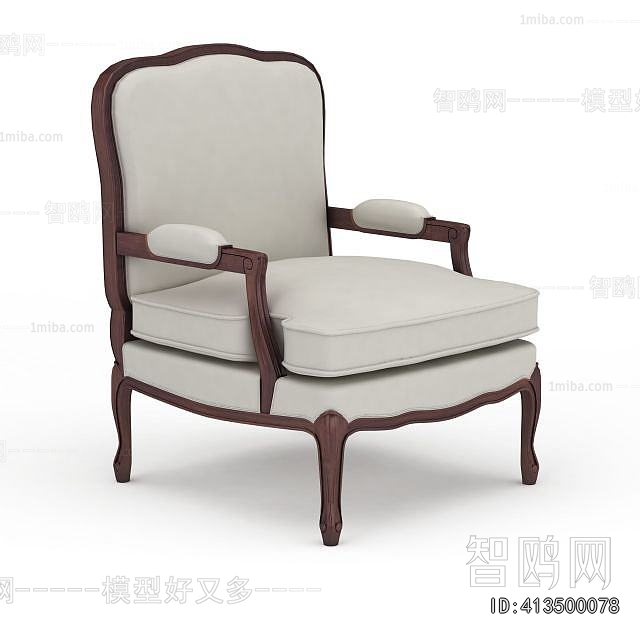 Simple European Style Single Sofa