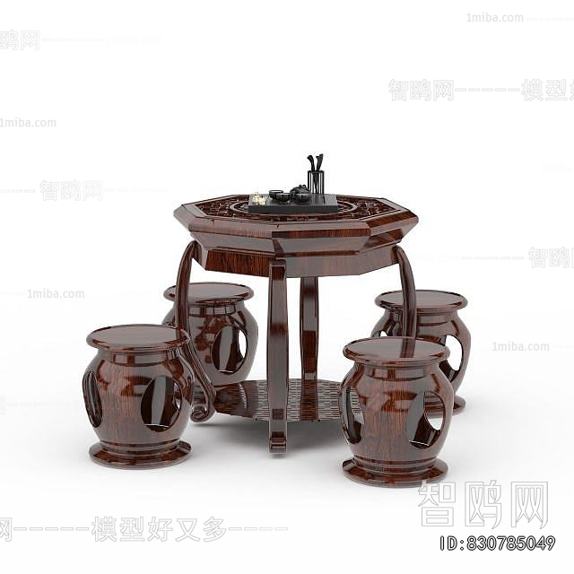 Chinese Style Dining Table And Chairs