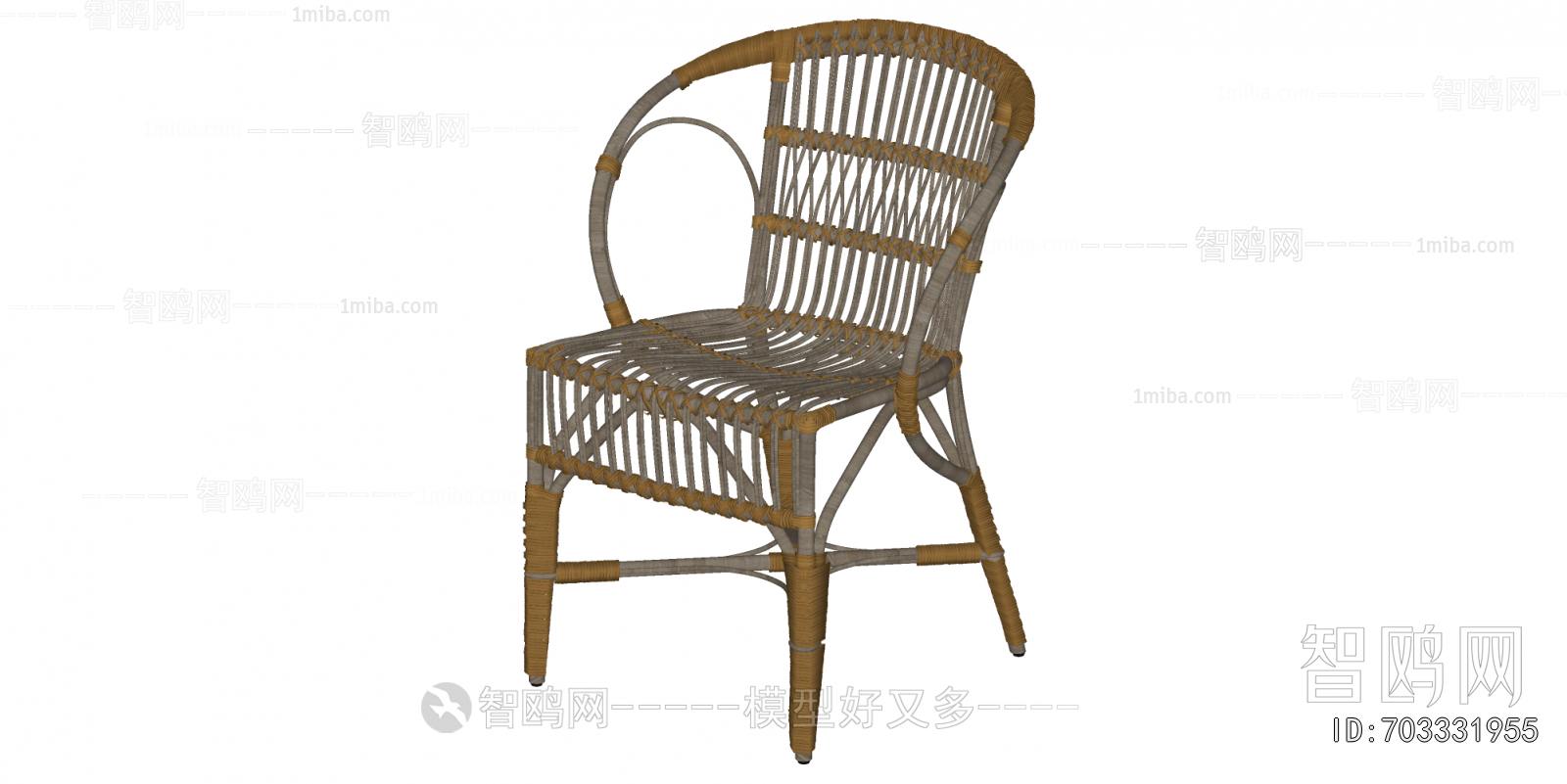 Wabi-sabi Style Lounge Chair