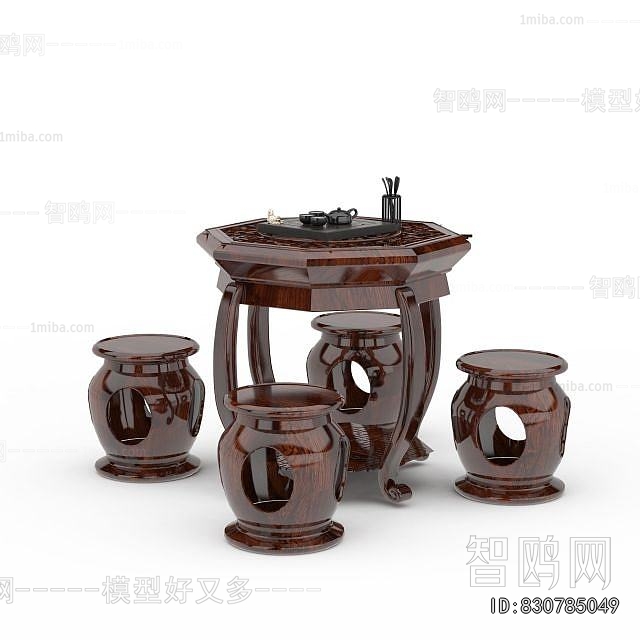 Chinese Style Dining Table And Chairs