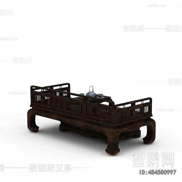 Chinese Style Arhat Bed