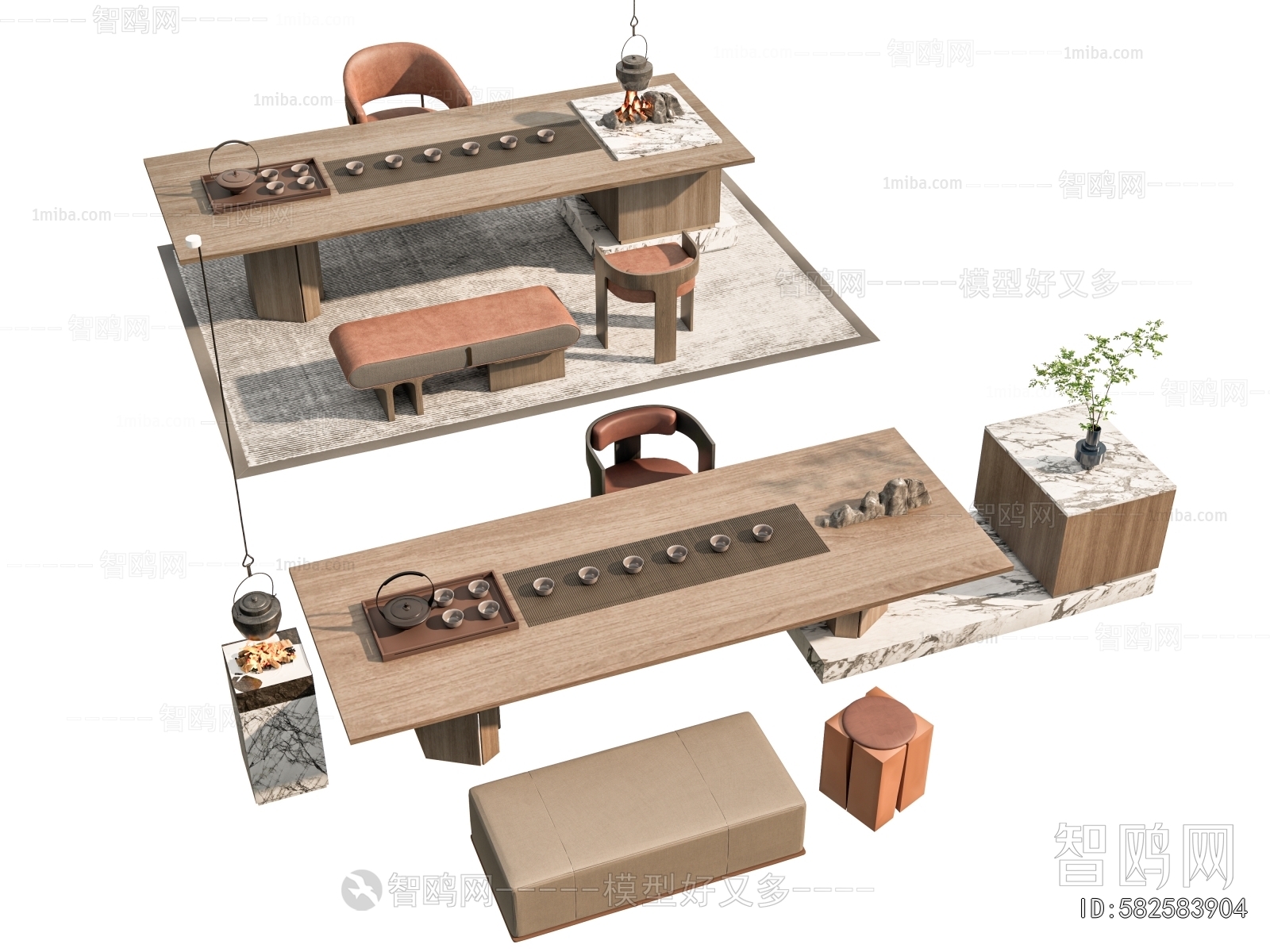 New Chinese Style Tea Tables And Chairs