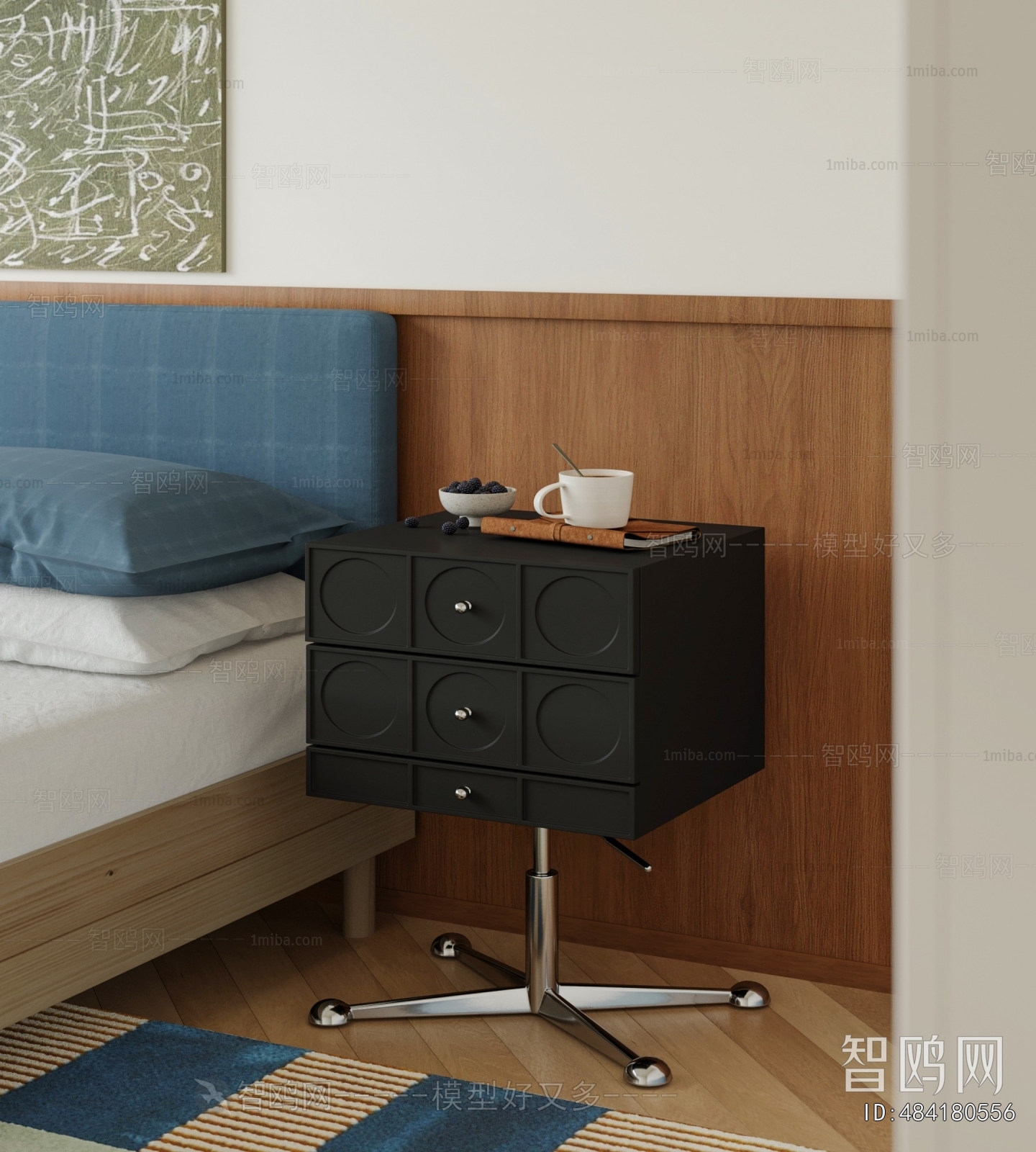 Modern Bedside Cupboard