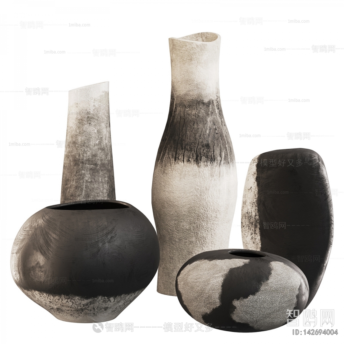 Wabi-sabi Style Clay Pot