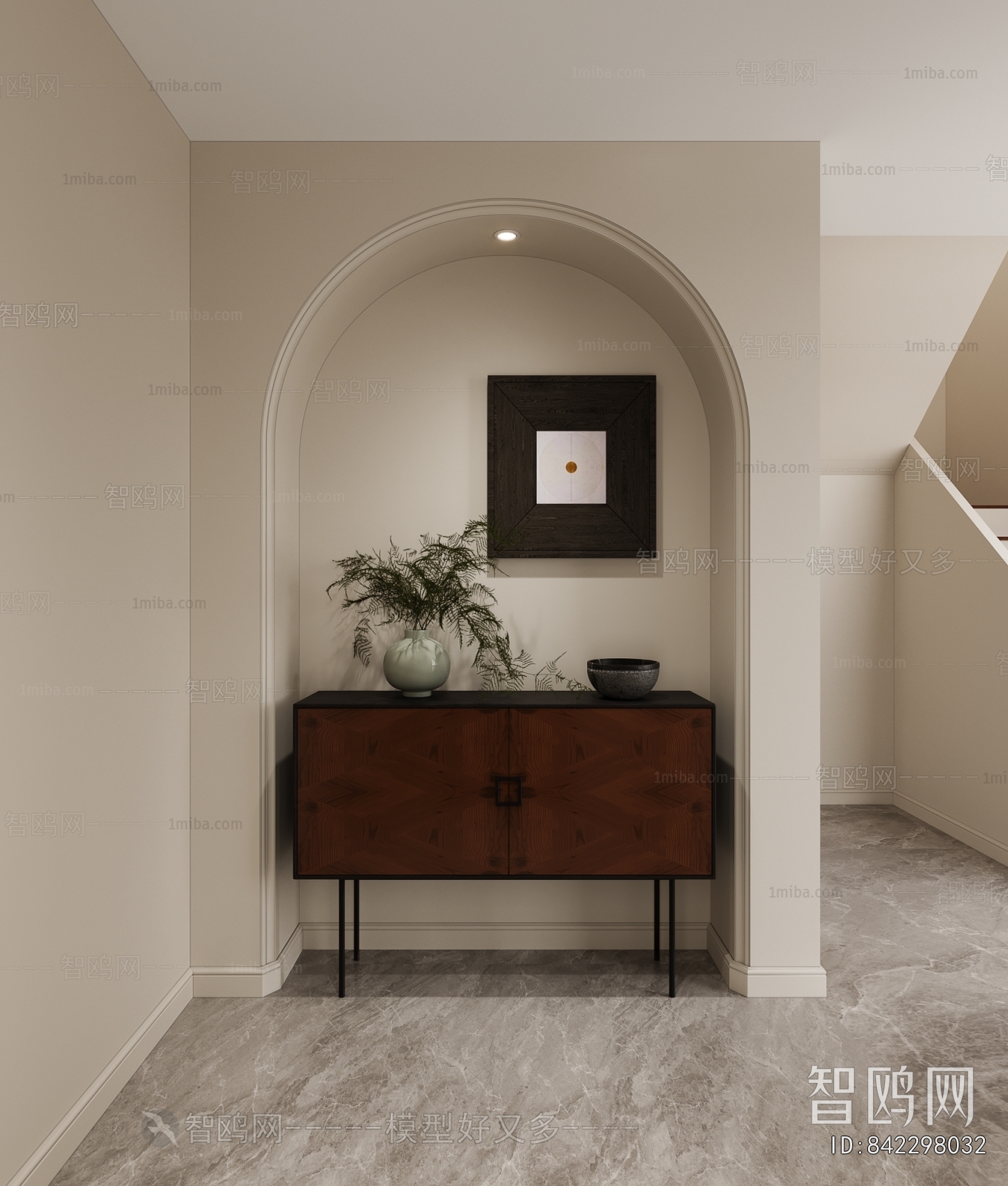 French Style Hallway