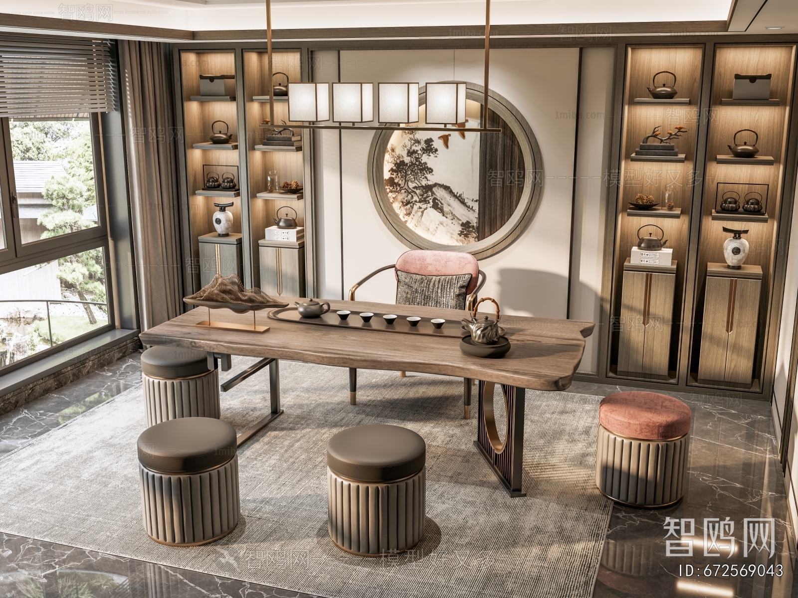 New Chinese Style Tea Tables And Chairs