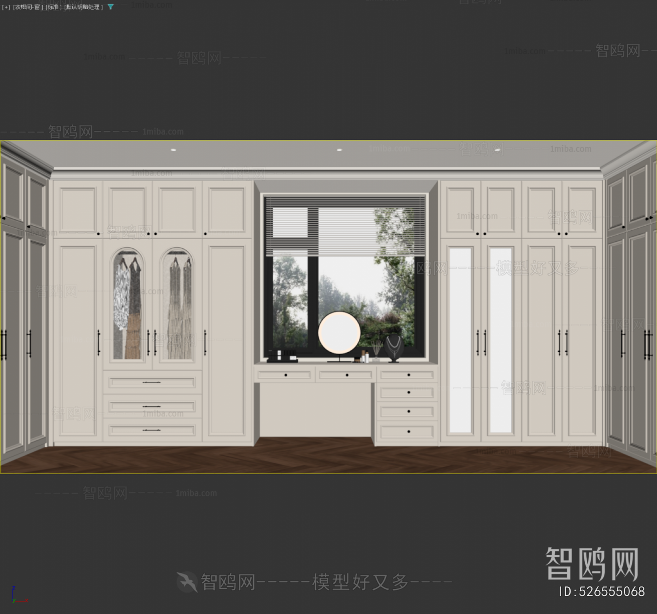 French Style Clothes Storage Area