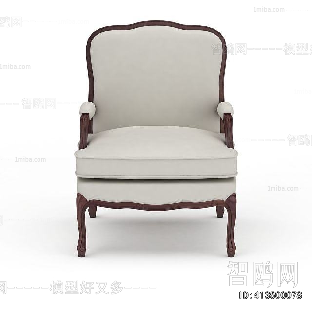 Simple European Style Single Sofa