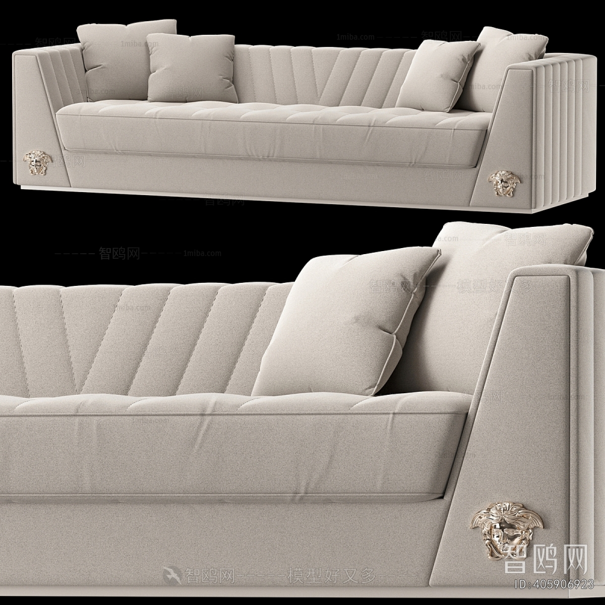Modern Multi Person Sofa