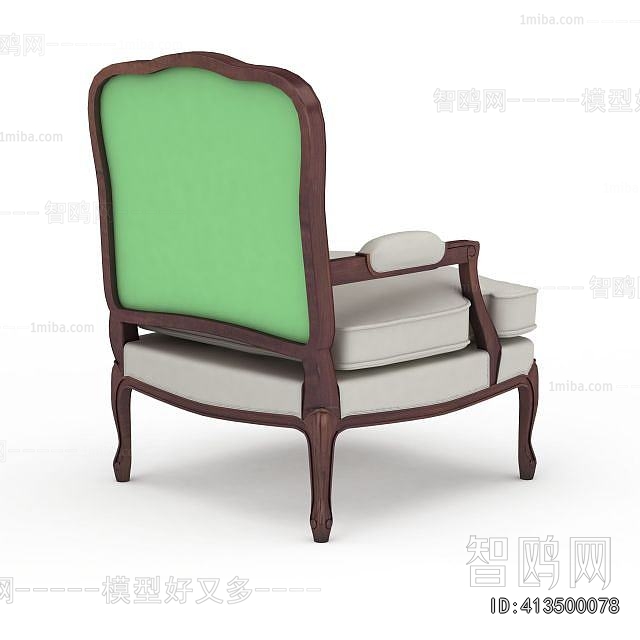 Simple European Style Single Sofa