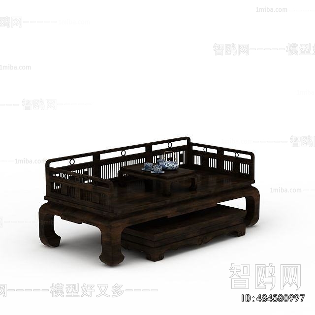 Chinese Style Arhat Bed