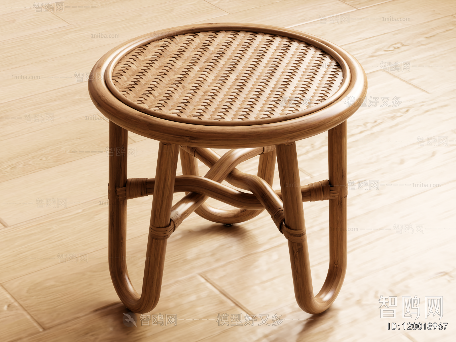 Modern Wooden Bench Or Stool