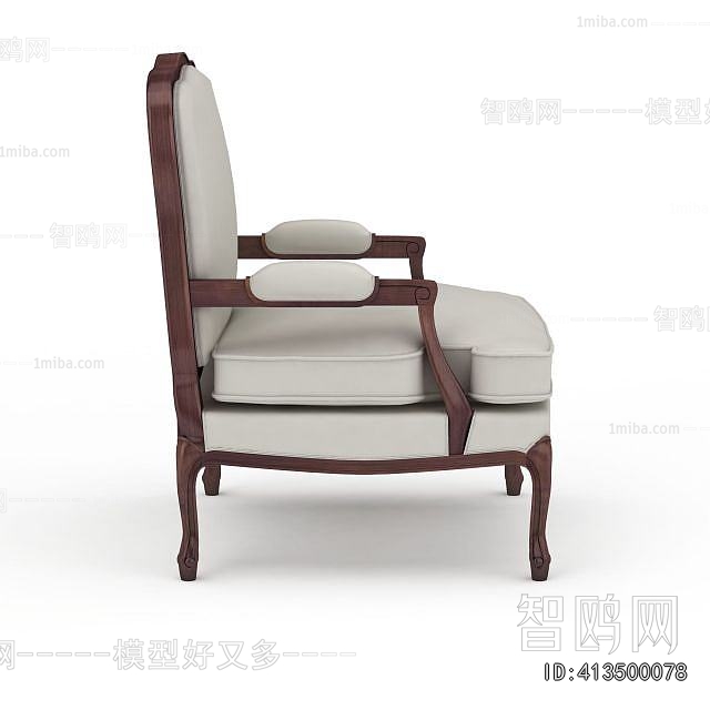 Simple European Style Single Sofa