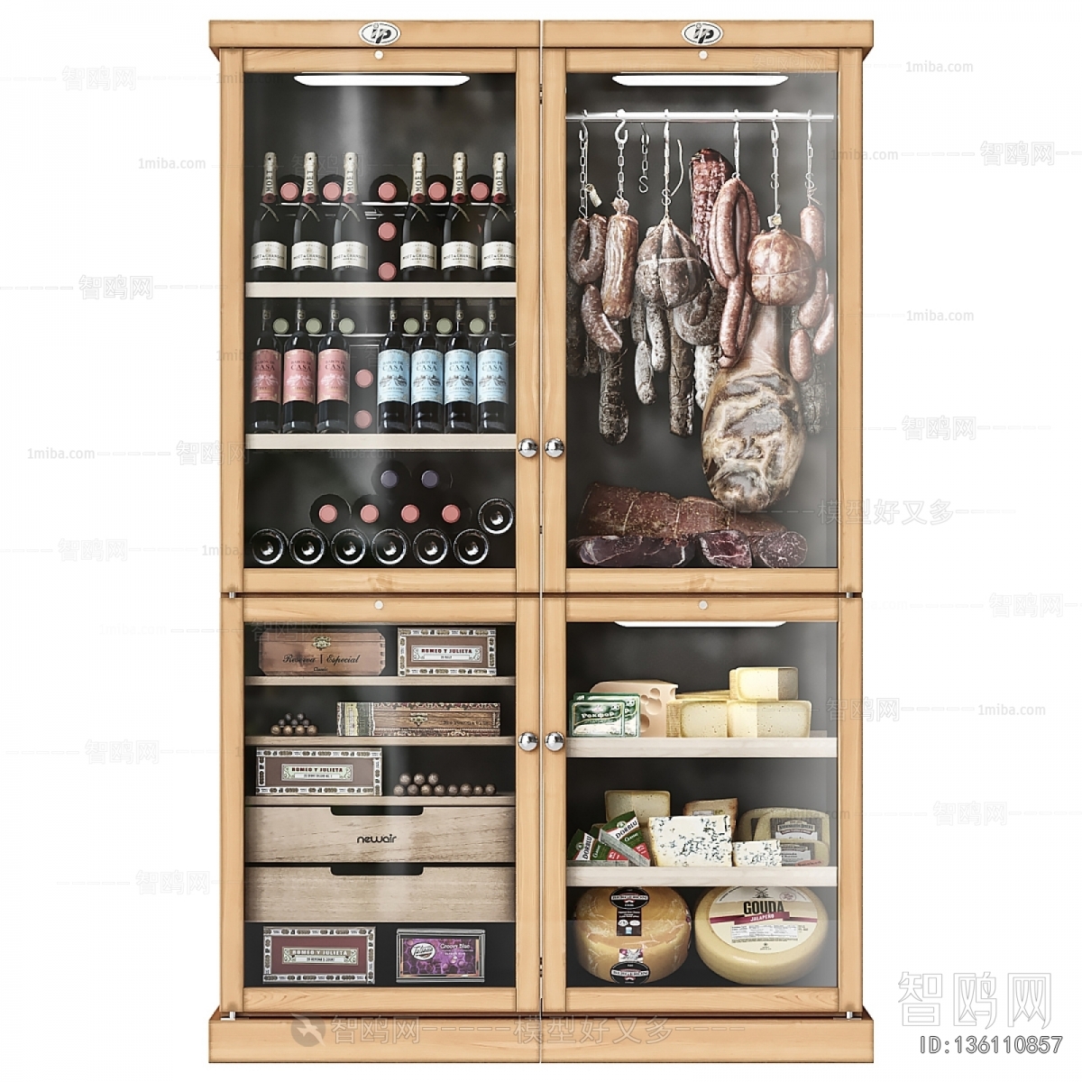 Modern Refrigerator Freezer