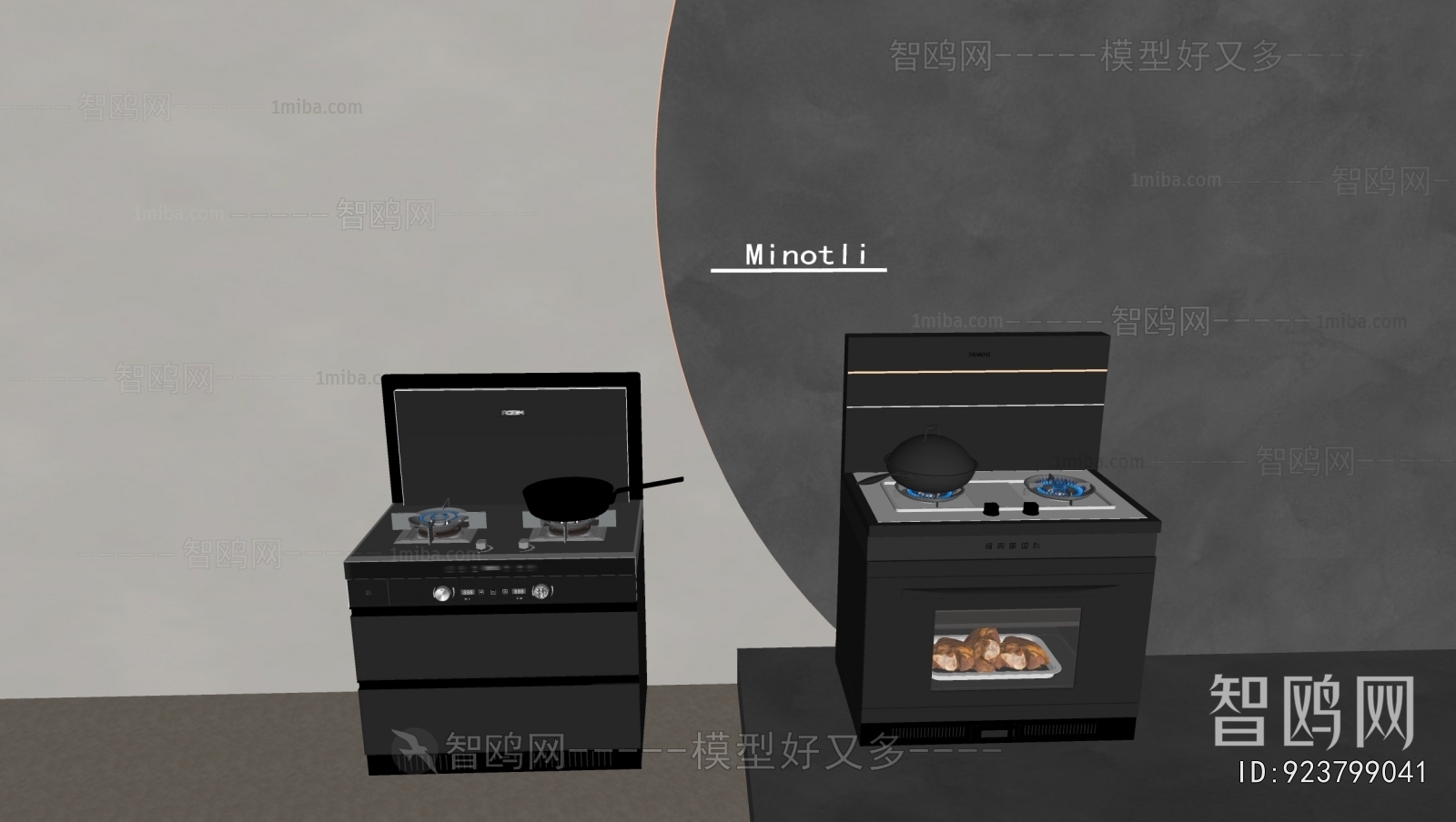 Modern Kitchen Electric Gas Range