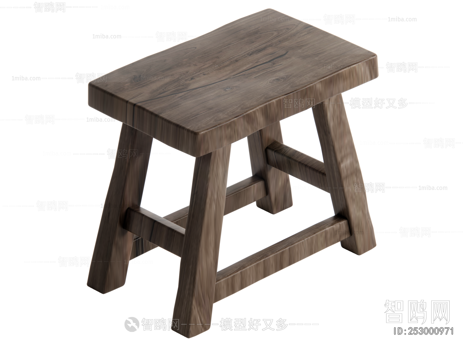 Modern Wooden Bench Or Stool