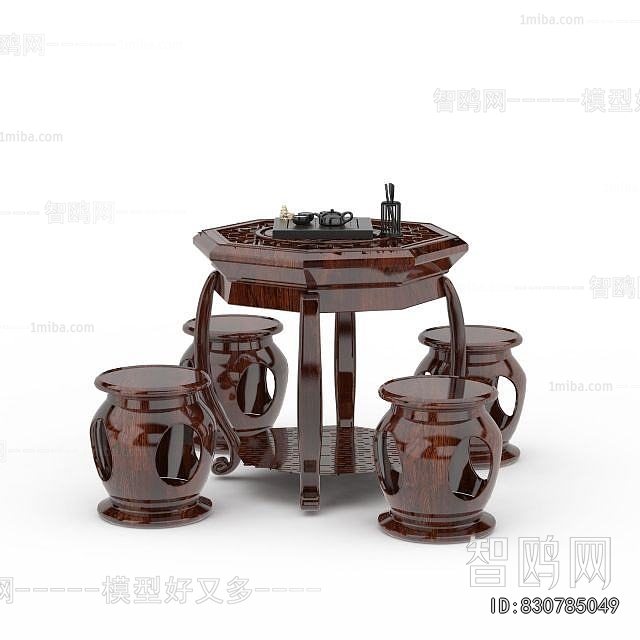 Chinese Style Dining Table And Chairs