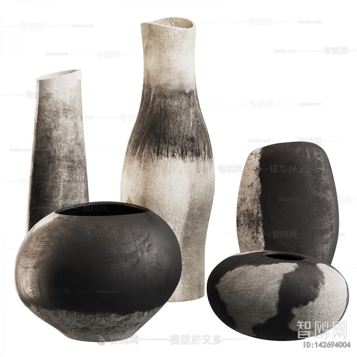 Wabi-sabi Style Clay Pot