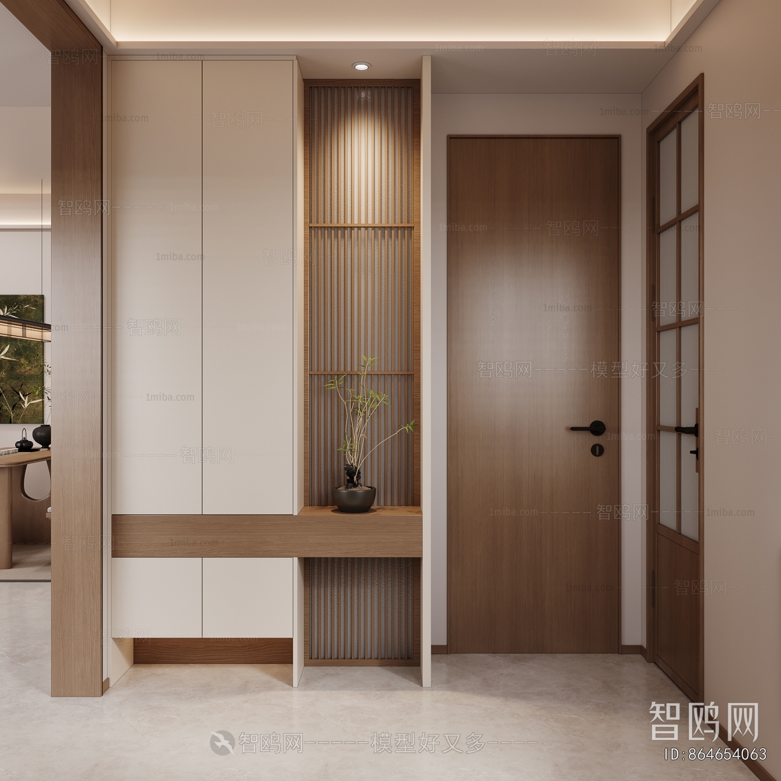 New Chinese Style Hallway