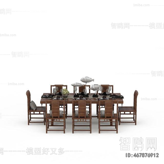 New Chinese Style Dining Table And Chairs