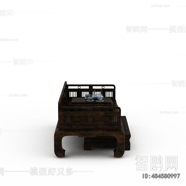 Chinese Style Arhat Bed
