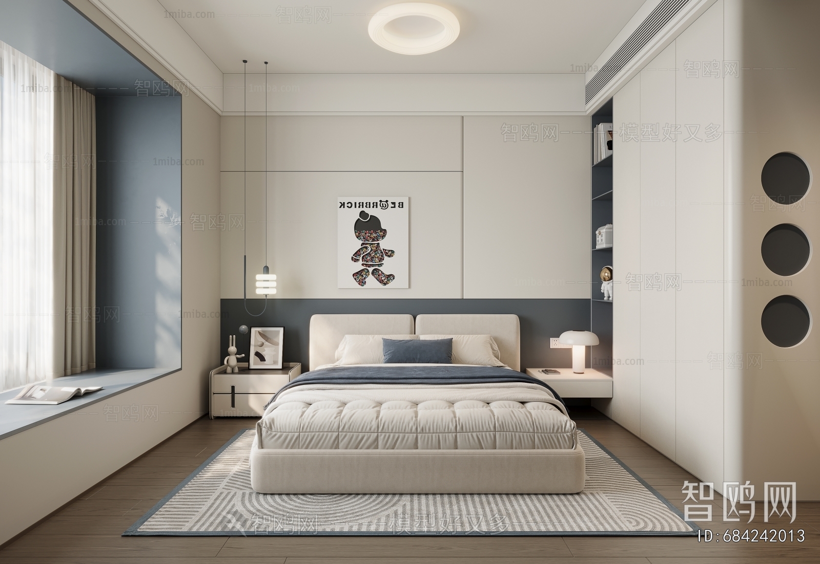 Modern Boy's Room And Son's Room