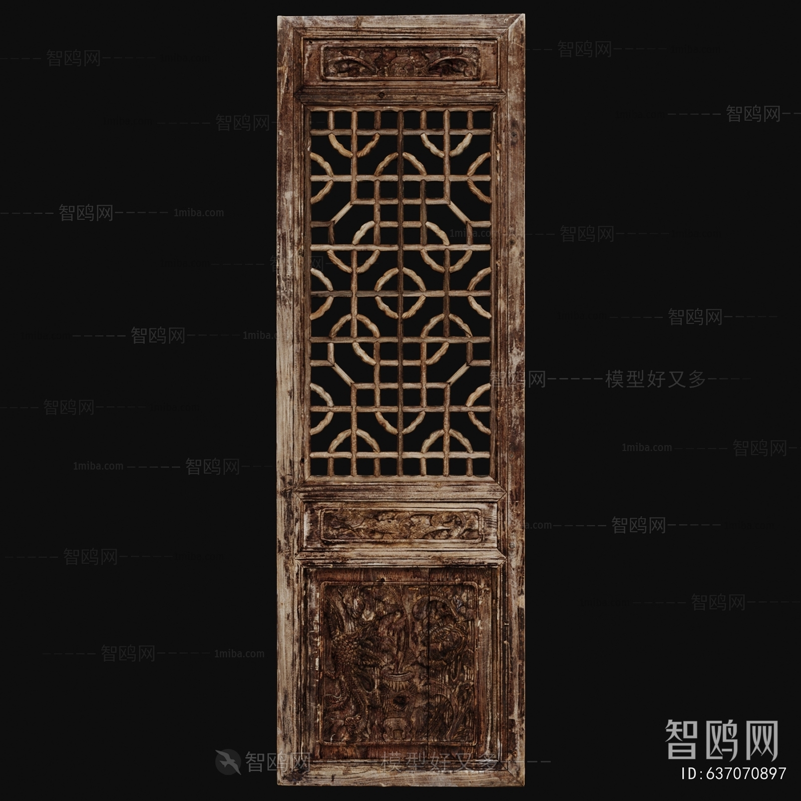 Chinese Style Door Panel