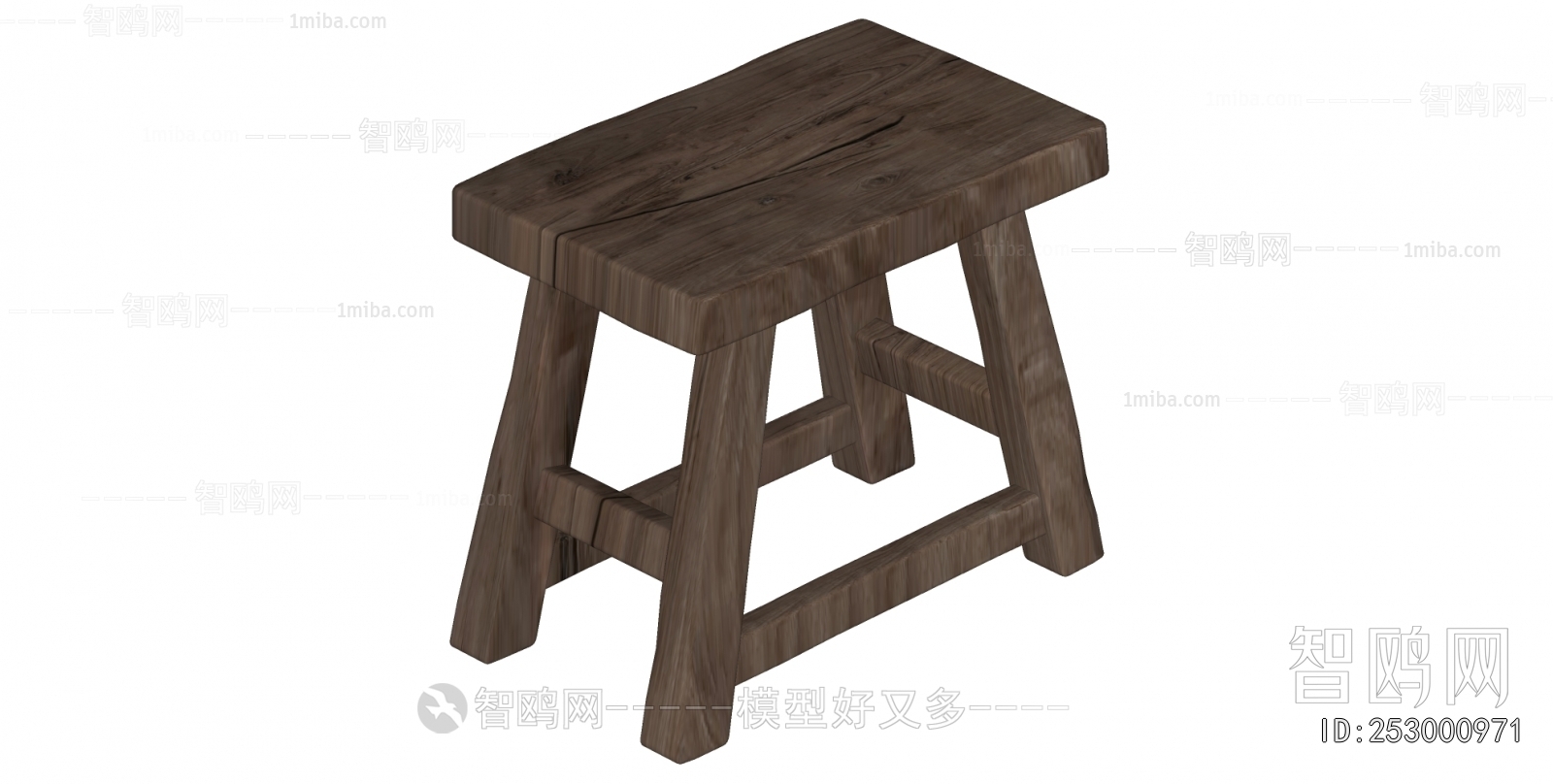 Modern Wooden Bench Or Stool