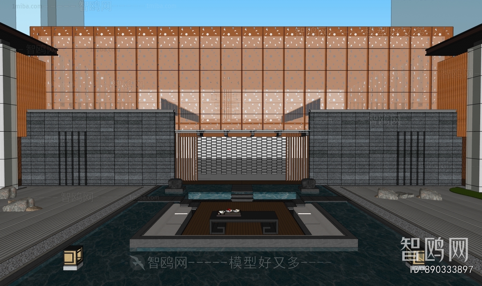 Japanese Style Courtyard/landscape