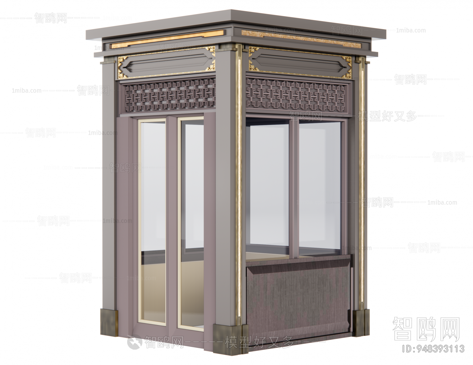 New Chinese Style Security Booth