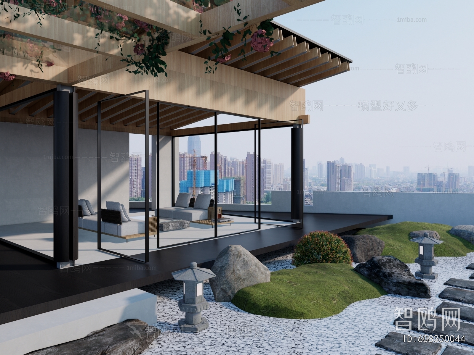 New Chinese Style Courtyard/landscape