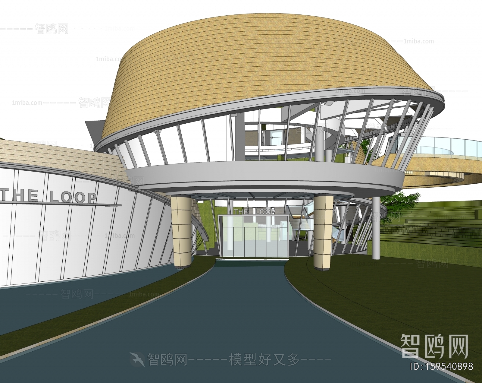 Modern Appearance Of Commercial Building