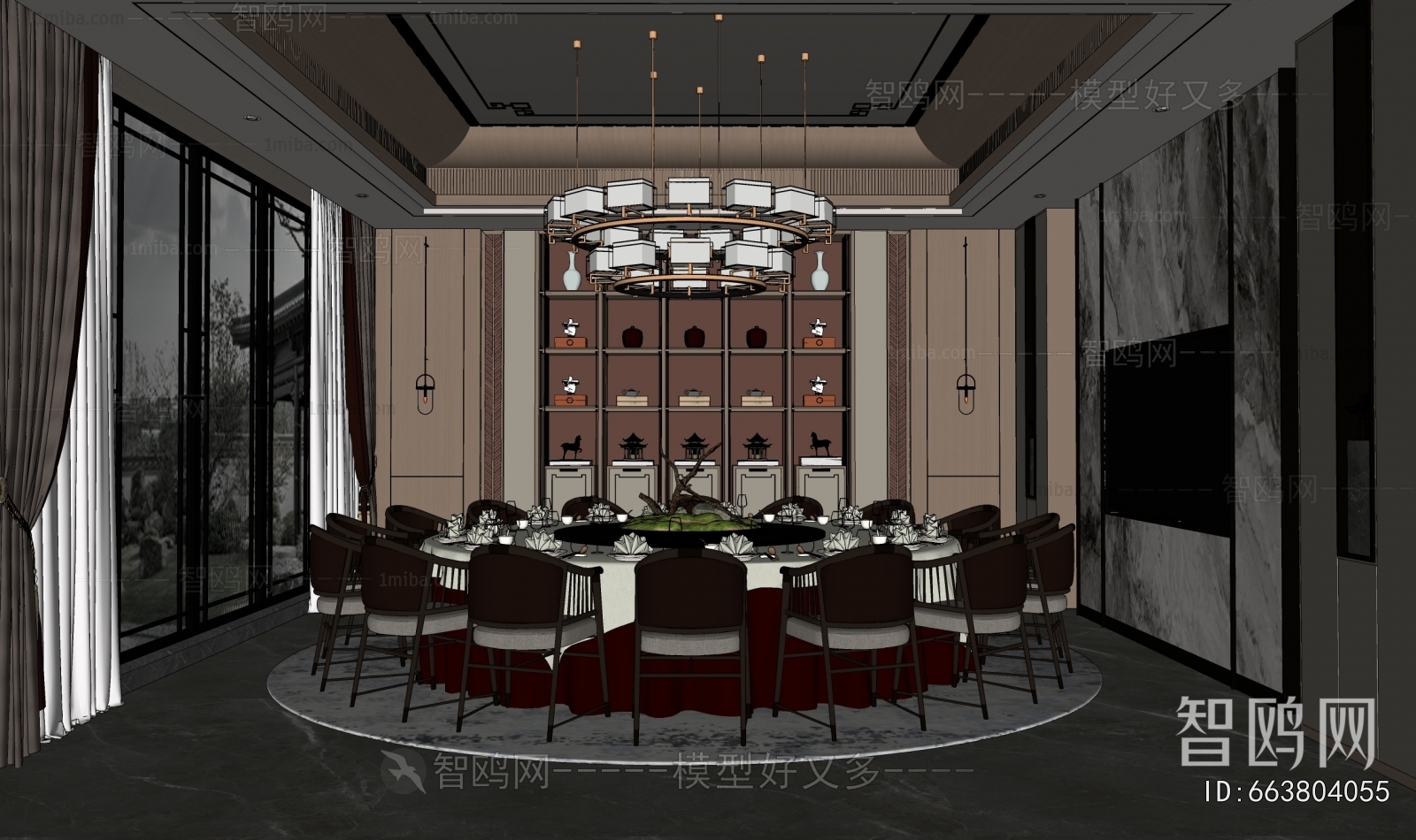 New Chinese Style Restaurant Box