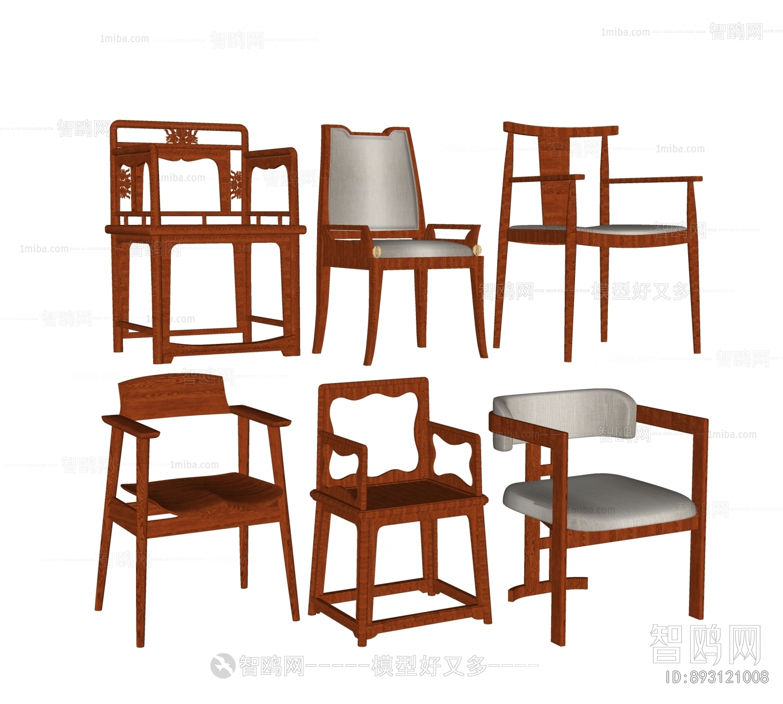 New Chinese Style Single Chair