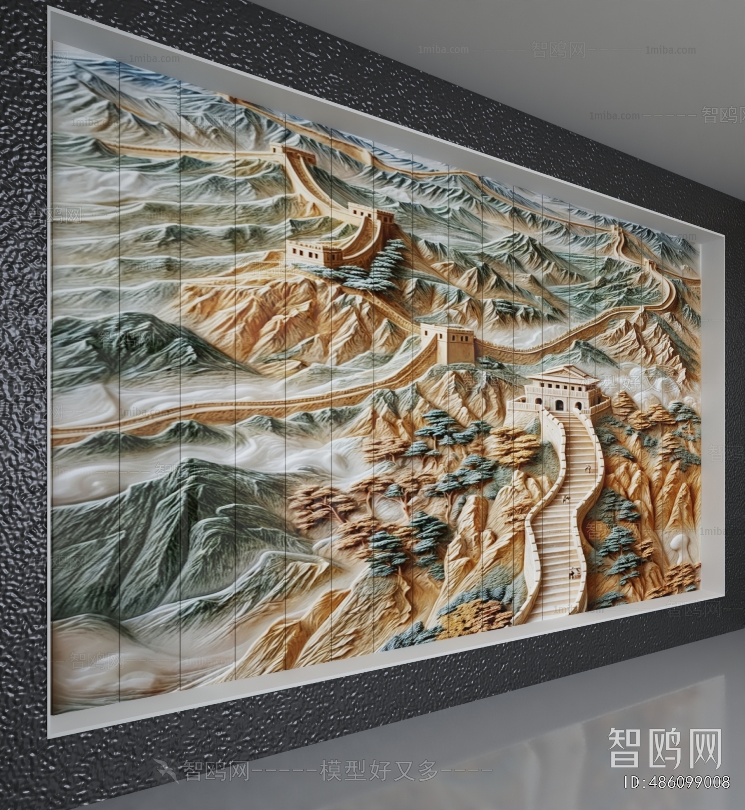 New Chinese Style TV Wall