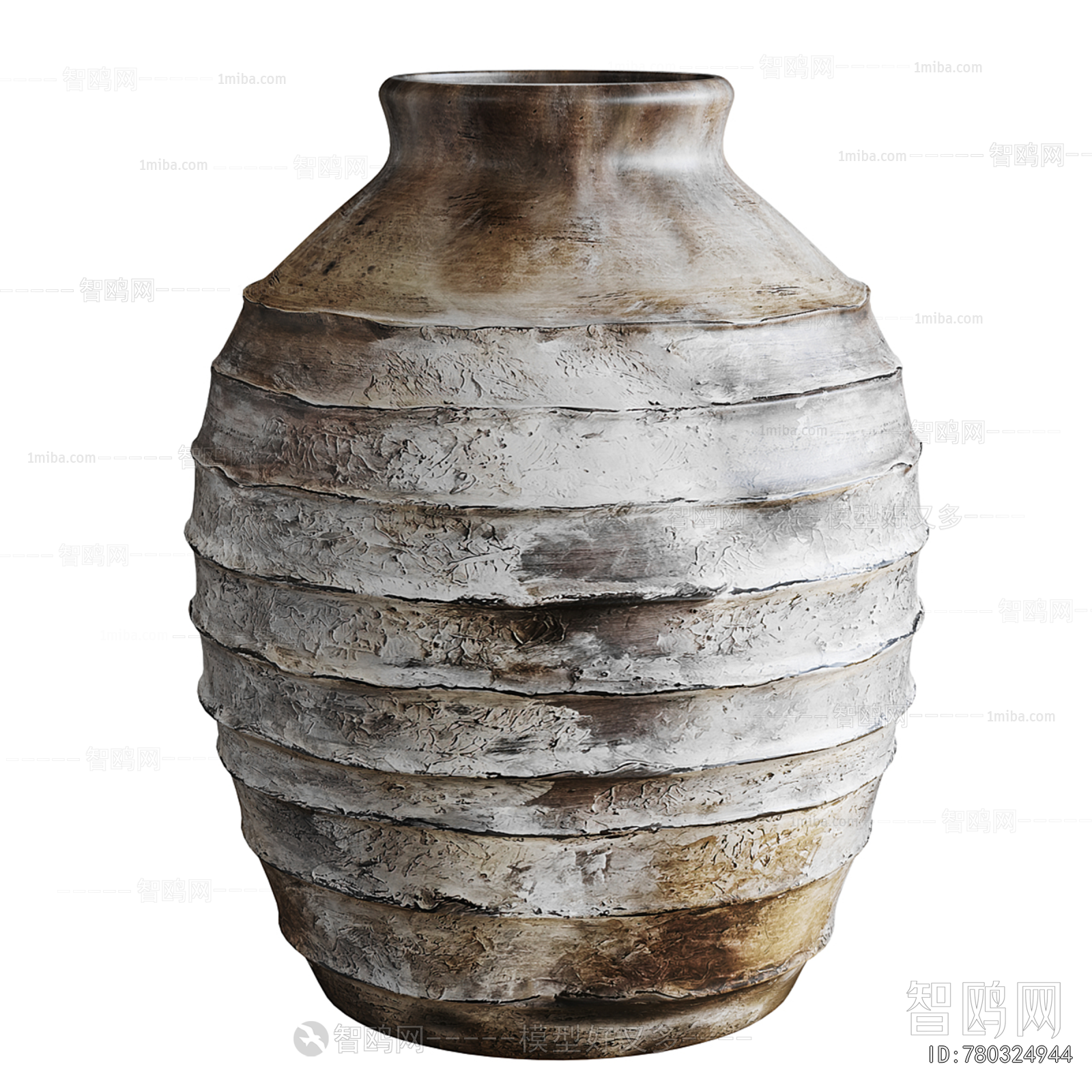 Wabi-sabi Style Clay Pot