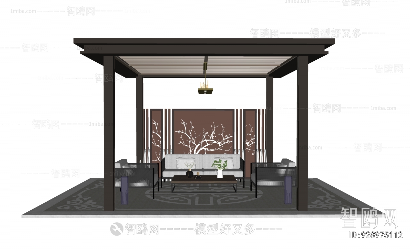 New Chinese Style Gallery Frame