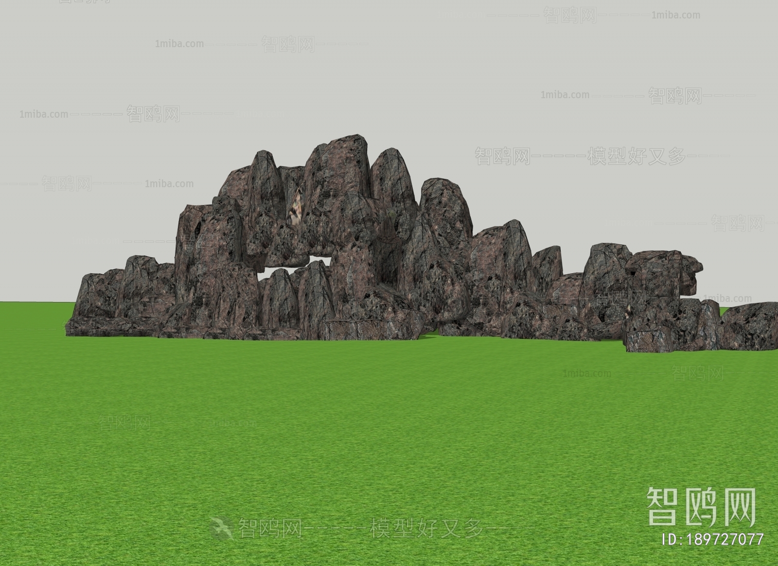 New Chinese Style Rockery Waterscape