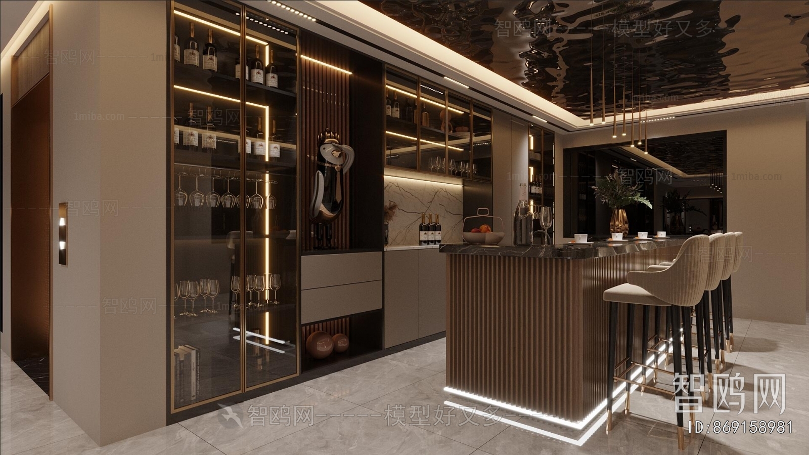 Modern Wine Cellar/Wine Tasting Room