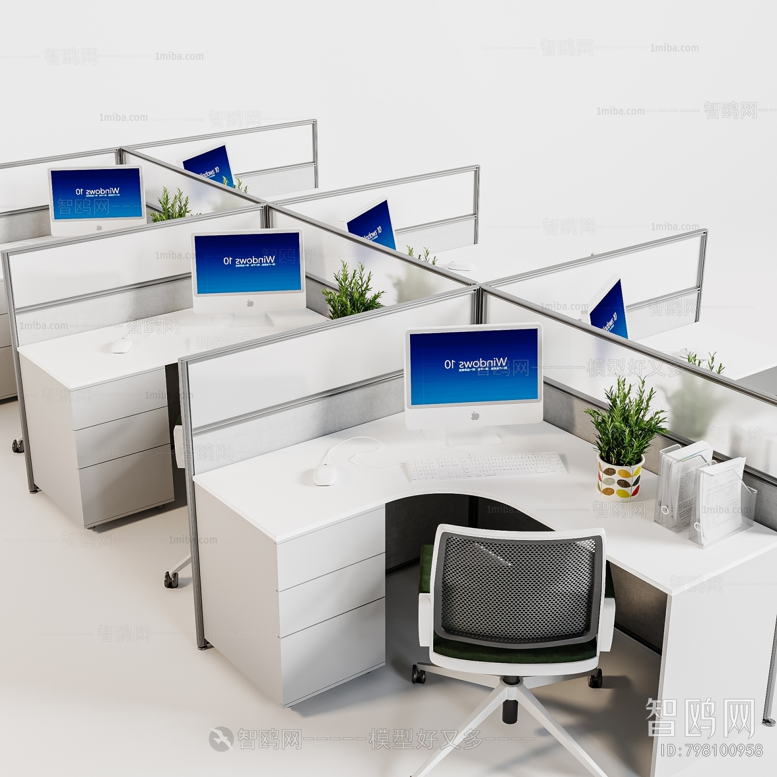 Modern Office Desk And Chair