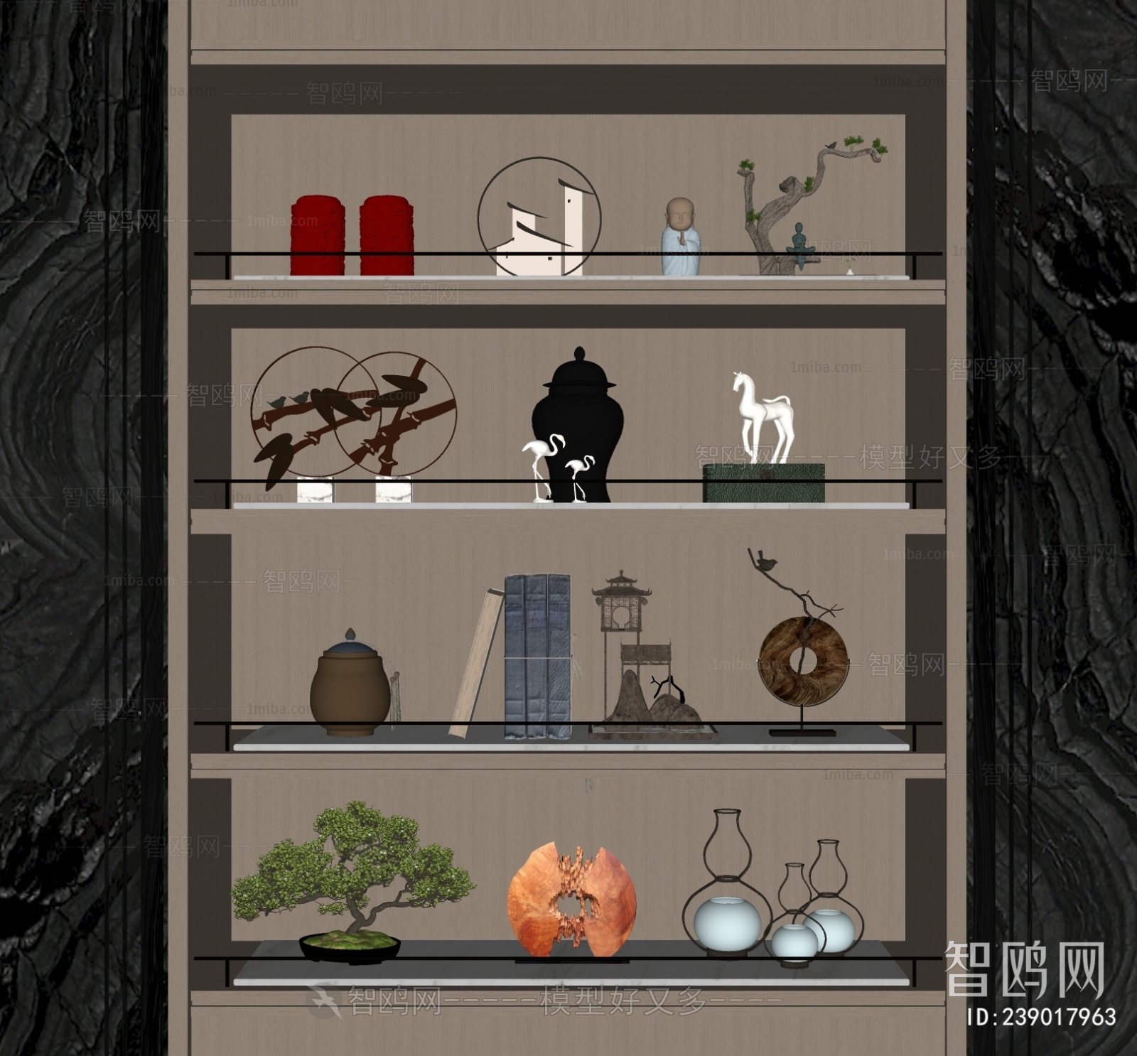 New Chinese Style Decorative Set