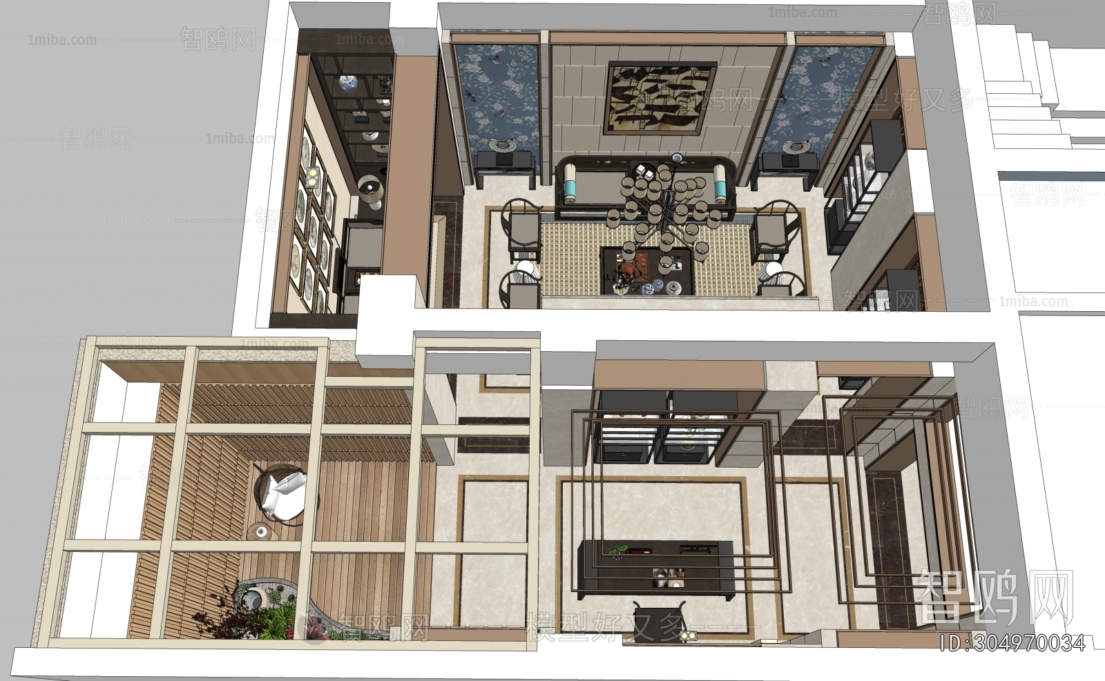 Modern A Bird's-eye View Of Home Decoration