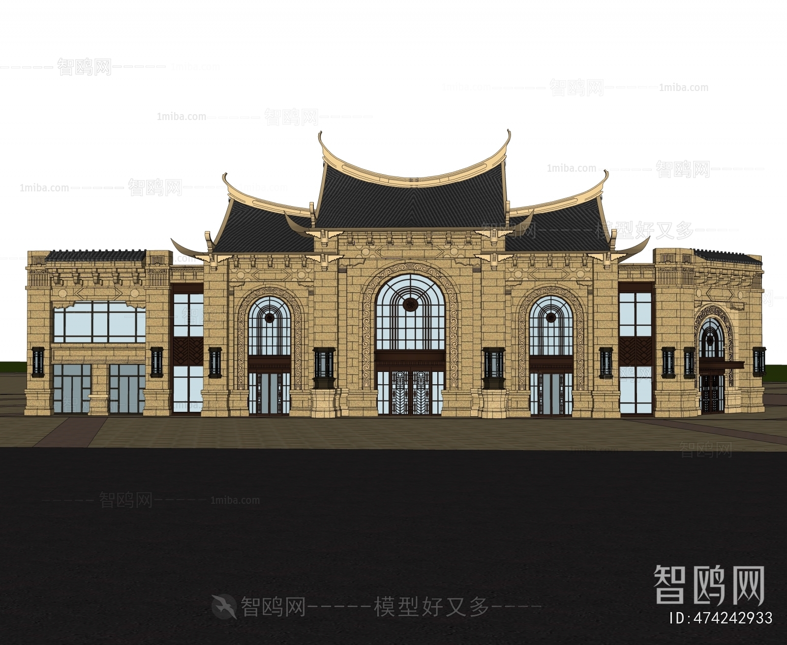 European Style Architecture Of Artistic Style